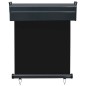 vidaXL Toldo lateral de balcón negro 65x250 cm vidaXL Toldo lateral de balcón negro 65x250 cm