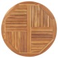vidaXL Superficie de mesa redonda madera maciza de teca 2,5 cm 90 cm vidaXL Superficie de mesa redonda madera maciza de teca 2,5 cm 90 cm
