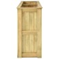 vidaXL Arriate de madera de pino impregnada 196x50x100 cm vidaXL Arriate de madera de pino impregnada 196x50x100 cm