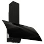 vidaXL Campana extractora de pared acero vidrio templado negro 90 cm vidaXL Campana extractora de pared acero vidrio templado negro 90 cm