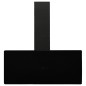 vidaXL Campana extractora de pared acero vidrio templado negro 90 cm vidaXL Campana extractora de pared acero vidrio templado negro 90 cm