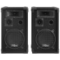 vidaXL Altavoces pasivos escenario profesional hifi 2 uds 800 W negro vidaXL Altavoces pasivos escenario profesional hifi 2 uds 800 W negro