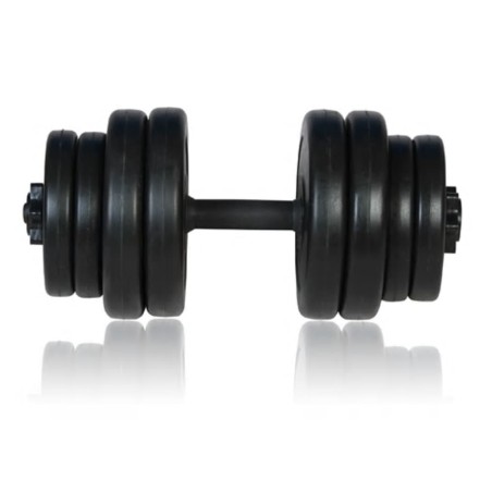 vidaXL Juego de mancuernas 15 kg
