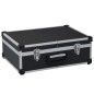 vidaXL Maletín de herramientas aluminio negro 46x33x16 cm vidaXL Maletín de herramientas aluminio negro 46x33x16 cm