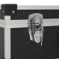 vidaXL Maletín de herramientas aluminio negro 46x33x16 cm vidaXL Maletín de herramientas aluminio negro 46x33x16 cm