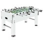 vidaXL Futbolín de acero blanco 60 kg 140x74,5x87,5 cm vidaXL Futbolín de acero blanco 60 kg 140x74,5x87,5 cm