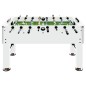 vidaXL Futbolín de acero blanco 60 kg 140x74,5x87,5 cm vidaXL Futbolín de acero blanco 60 kg 140x74,5x87,5 cm