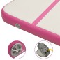 vidaXL Esterilla inflable de gimnasia con bomba PVC rosa 800x100x20 cm vidaXL Esterilla inflable de gimnasia con bomba PVC rosa 800x100x20 cm