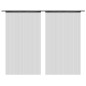 vidaXL Cortinas de flecos 2 piezas 140x250 cm negras vidaXL Cortinas de flecos 2 piezas 140x250 cm negras