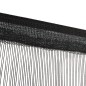 vidaXL Cortinas de flecos 2 piezas 140x250 cm negras vidaXL Cortinas de flecos 2 piezas 140x250 cm negras