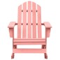 vidaXL Silla mecedora de jardín Adirondack madera maciza abeto rosa vidaXL Silla mecedora de jardín Adirondack madera maciza abeto rosa