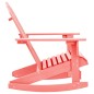 vidaXL Silla mecedora de jardín Adirondack madera maciza abeto rosa vidaXL Silla mecedora de jardín Adirondack madera maciza abeto rosa