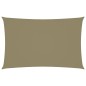 vidaXL Toldo de vela rectangular tela Oxford beige 2x5 m vidaXL Toldo de vela rectangular tela Oxford beige 2x5 m