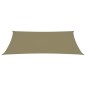 vidaXL Toldo de vela rectangular tela Oxford beige 2x5 m vidaXL Toldo de vela rectangular tela Oxford beige 2x5 m