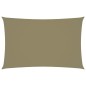 vidaXL Toldo de vela rectangular tela Oxford beige 2,5x5 m vidaXL Toldo de vela rectangular tela Oxford beige 2,5x5 m