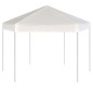 vidaXL Carpa desplegable hexagonal 6 paredes blanco crema 3,6x3,1m vidaXL Carpa desplegable hexagonal 6 paredes blanco crema 3,6x3,1m