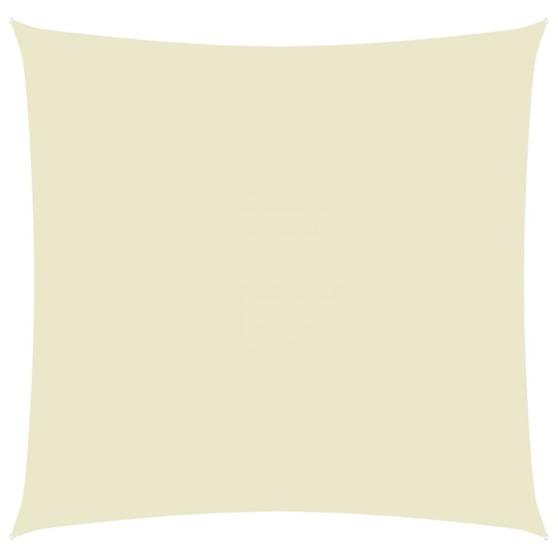 vidaXL Toldo de vela cuadrado tela Oxford color crema 5x5 m vidaXL Toldo de vela cuadrado tela Oxford color crema 5x5 m