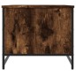 vidaXL Mesa de centro madera contrachapada roble ahumado 85,5x51x45 cm vidaXL Mesa de centro madera contrachapada roble ahumado 85,5x51x45 cm