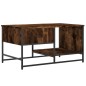 vidaXL Mesa de centro madera contrachapada roble ahumado 85,5x51x45 cm vidaXL Mesa de centro madera contrachapada roble ahumado 85,5x51x45 cm