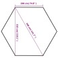 vidaXL Carpa desplegable hexagonal 6 paredes blanco crema 3,6x3,1m vidaXL Carpa desplegable hexagonal 6 paredes blanco crema 3,6x3,1m