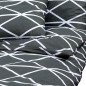 vidaXL Juego de funda nórdica algodón gris 200x200 cm vidaXL Juego de funda nórdica algodón gris 200x200 cm