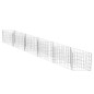 vidaXL Cesta de muro de gaviones acero galvanizado 300x30x50 cm