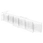 vidaXL Cesta de muro de gaviones acero galvanizado 300x30x50 cm