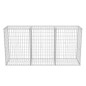 vidaXL Cesta de muro de gaviones acero galvanizado 200x50x100 cm vidaXL Cesta de muro de gaviones acero galvanizado 200x50x100 cm