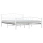 vidaXL Estructura de cama de metal blanca 160x200 cm vidaXL Estructura de cama de metal blanca 160x200 cm