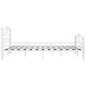 vidaXL Estructura de cama de metal blanca 160x200 cm vidaXL Estructura de cama de metal blanca 160x200 cm