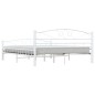 vidaXL Estructura de cama de metal blanca 160x200 cm vidaXL Estructura de cama de metal blanca 160x200 cm