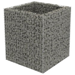 vidaXL Arriate de gaviones de acero 90x90x100 cm