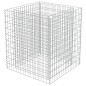 vidaXL Arriate de gaviones de acero 90x90x100 cm