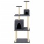 vidaXL Rascador para gatos con postes de sisal gris oscuro 167 cm vidaXL Rascador para gatos con postes de sisal gris oscuro 167 cm