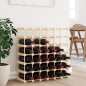 vidaXL Botellero para 42 botellas madera maciza pino 68,5x23x68,5 cm vidaXL Botellero para 42 botellas madera maciza pino 68,5x23x68,5 cm