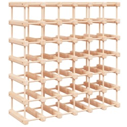 vidaXL Botellero para 42 botellas madera maciza pino 68,5x23x68,5 cm