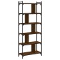vidaXL Librería 6 estantes madera ingeniería marrón roble 76x32x192 cm vidaXL Librería 6 estantes madera ingeniería marrón roble 76x32x192 cm