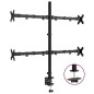vidaXL Soporte para monitor acero negro VESA 75/100 mm vidaXL Soporte para monitor acero negro VESA 75/100 mm