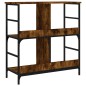 vidaXL Estantería de madera de ingeniería roble ahumado 78,5x33x82 cm vidaXL Estantería de madera de ingeniería roble ahumado 78,5x33x82 cm
