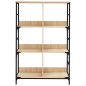 vidaXL Estantería de madera ingeniería roble Sonoma 78,5x33x117,5 cm