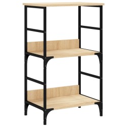 vidaXL Estantería de madera de ingeniería roble Sonoma 50x33x82 cm