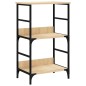 vidaXL Estantería de madera de ingeniería roble Sonoma 50x33x82 cm vidaXL Estantería de madera de ingeniería roble Sonoma 50x33x82 cm