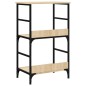 vidaXL Estantería de madera de ingeniería roble Sonoma 50x33x82 cm vidaXL Estantería de madera de ingeniería roble Sonoma 50x33x82 cm