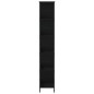 vidaXL Estantería de madera de ingeniería negra 78,5x33x188,5 cm vidaXL Estantería de madera de ingeniería negra 78,5x33x188,5 cm