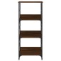 vidaXL Estantería de madera ingeniería marrón roble 50x33x117,5 cm vidaXL Estantería de madera ingeniería marrón roble 50x33x117,5 cm
