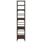 vidaXL Estantería de madera de ingeniería marrón roble 50x33x153 cm vidaXL Estantería de madera de ingeniería marrón roble 50x33x153 cm