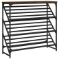 vidaXL Mueble zapatero madera de ingeniería marrón roble 90x30x85 cm vidaXL Mueble zapatero madera de ingeniería marrón roble 90x30x85 cm