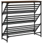 vidaXL Mueble zapatero madera de ingeniería marrón roble 90x30x85 cm vidaXL Mueble zapatero madera de ingeniería marrón roble 90x30x85 cm