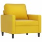 vidaXL Juego de sofás con cojines 3 piezas terciopelo amarillo vidaXL Juego de sofás con cojines 3 piezas terciopelo amarillo