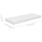 vidaXL Estante flotante de pared blanco brillante MDF 60x23,5x3,8 cm vidaXL Estante flotante de pared blanco brillante MDF 60x23,5x3,8 cm